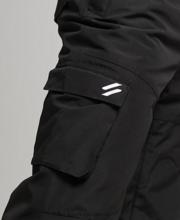 hombres Superdry negro pantalones de rescate de esquí ultimate 2R68Z1372