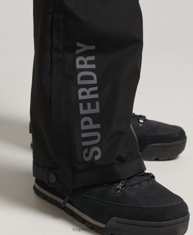 hombres Superdry negro pantalones de rescate de esquí ultimate 2R68Z1372