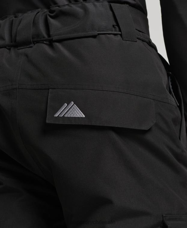 hombres Superdry negro pantalones de rescate de esquí ultimate 2R68Z1372