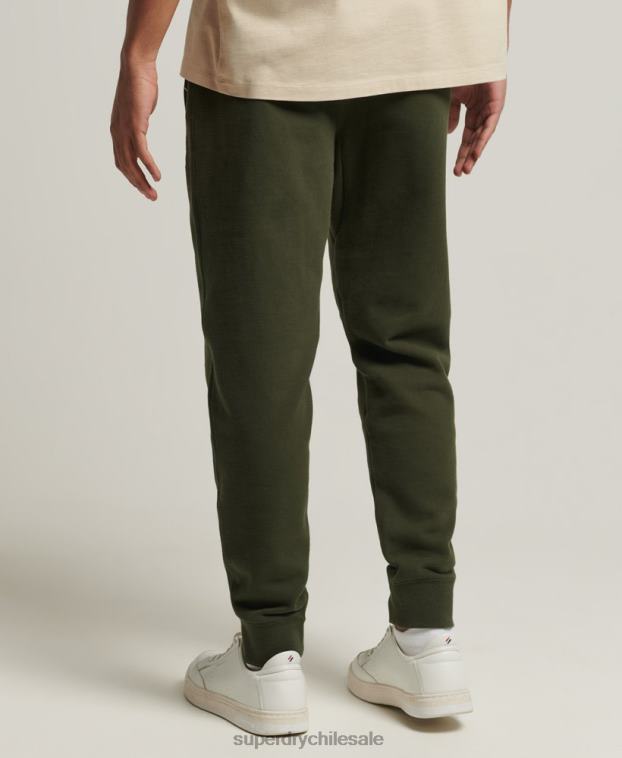 hombres Superdry verde code joggers clásicos de chenilla 2R68Z6427