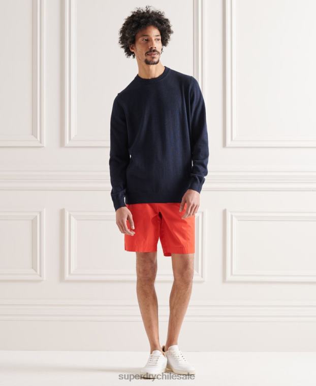 hombres Superdry Armada jersey de punto con cuello redondo coolmax 2R68Z1343