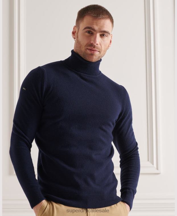 hombres Superdry Armada suéter con cuello vuelto 2R68Z5323