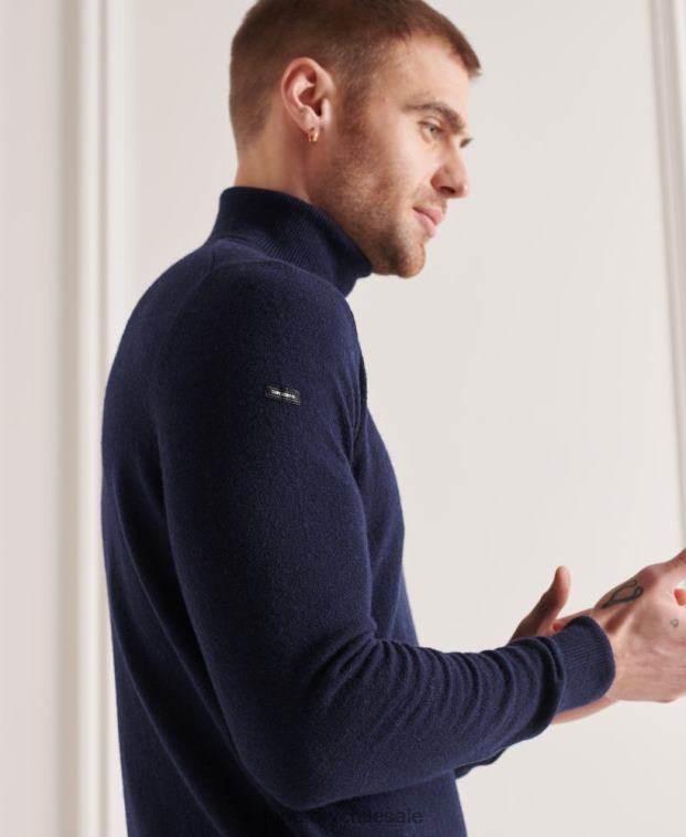 hombres Superdry Armada suéter con cuello vuelto 2R68Z5323