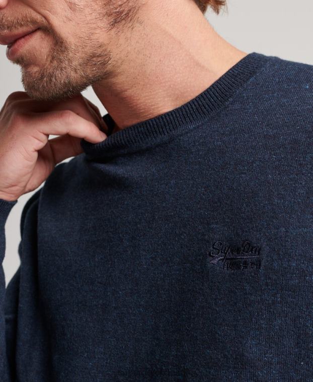 hombres Superdry Armada suéter con etiqueta naranja 2R68Z5341