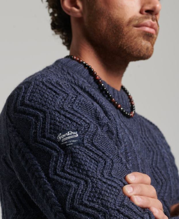 hombres Superdry Armada suéter jacob crew 2R68Z1303
