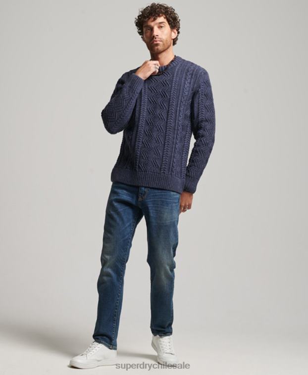 hombres Superdry Armada suéter jacob crew 2R68Z1303