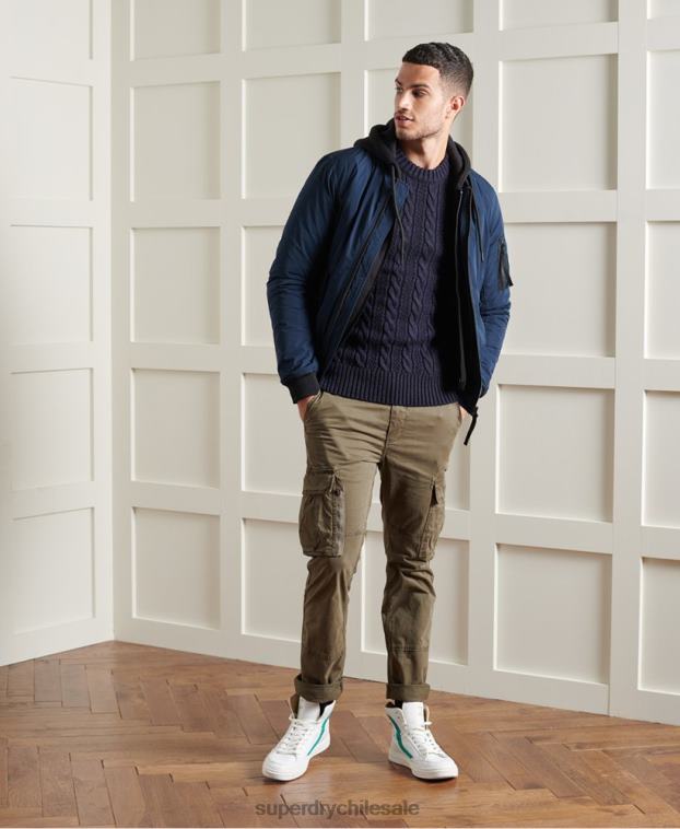 hombres Superdry Armada suéter jacob crew 2R68Z5337