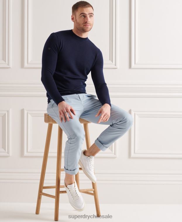 hombres Superdry Armada suéter ligero de merino 2R68Z5342
