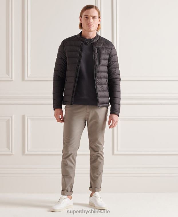 hombres Superdry gris oscuro jersey de cuello alto de Studios Essential 2R68Z1361