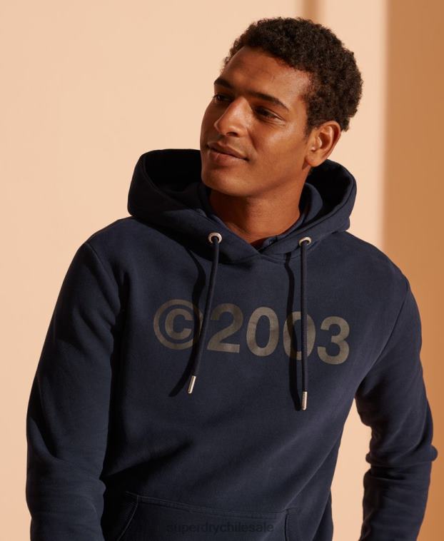 hombres Superdry Armada 2003 sudadera con capucha 2R68Z900