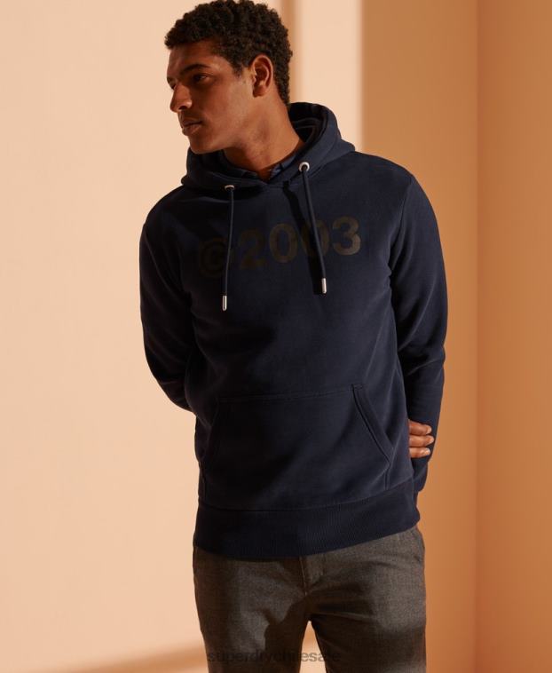 hombres Superdry Armada 2003 sudadera con capucha 2R68Z900