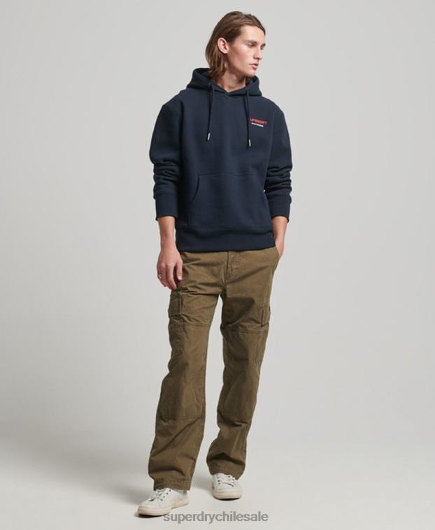 hombres Superdry Armada código sudadera con capucha de ropa deportiva 2R68Z541