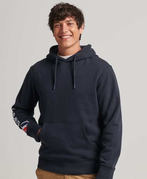 hombres Superdry Armada sudadera con aplique 2R68Z583