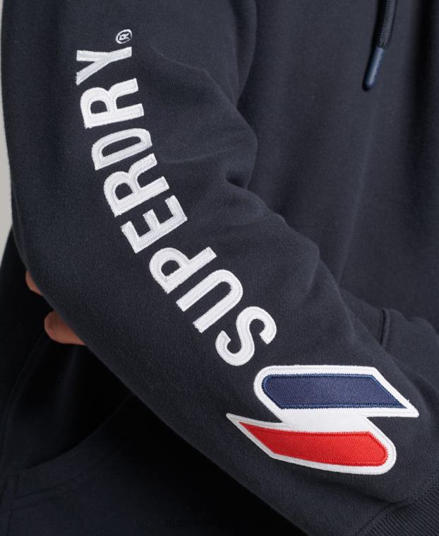 hombres Superdry Armada sudadera con aplique 2R68Z583
