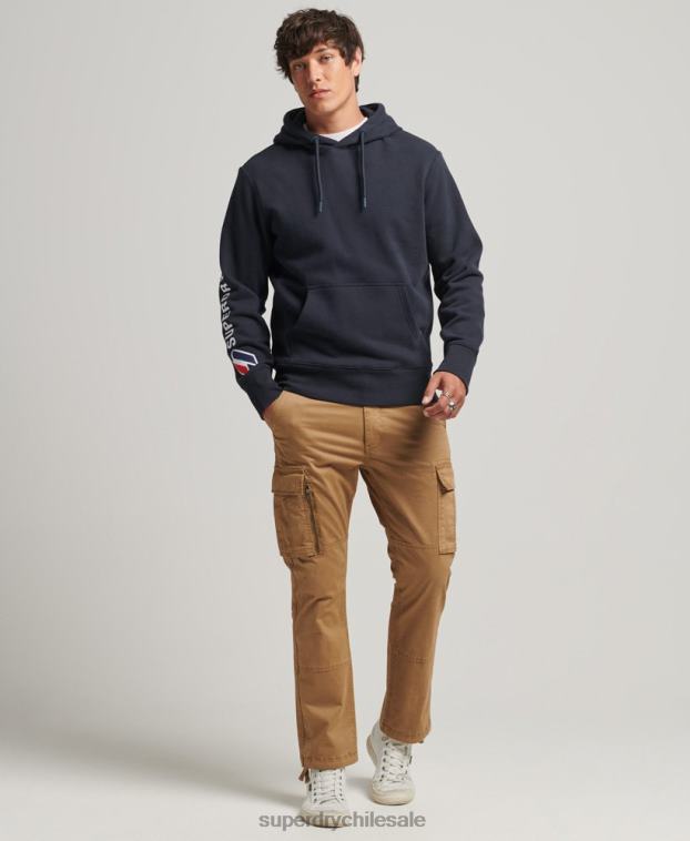 hombres Superdry Armada sudadera con aplique 2R68Z583