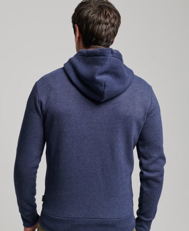 hombres Superdry Armada sudadera con capucha clásica cooper vintage 2R68Z599