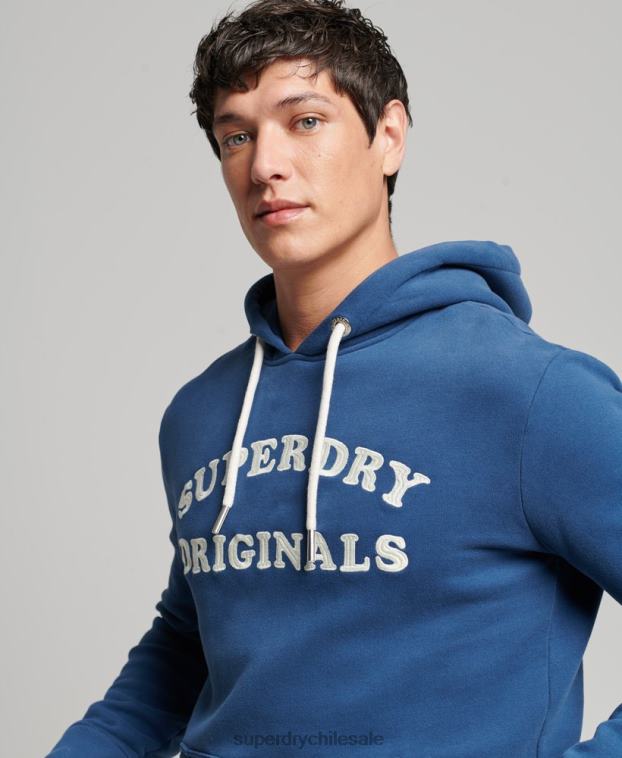 hombres Superdry Armada sudadera con capucha clásica cooper vintage 2R68Z682