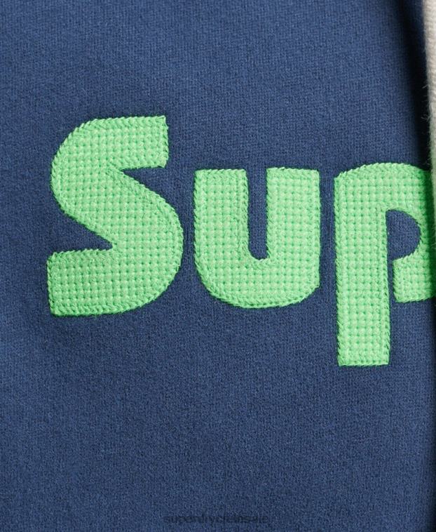 hombres Superdry Armada sudadera con capucha clásica vintage 2R68Z637
