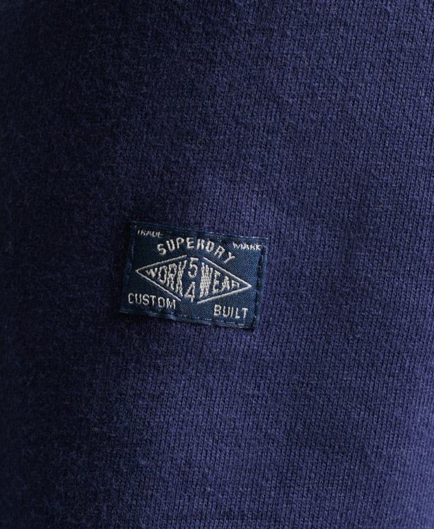 hombres Superdry Armada sudadera con capucha de temporada con logo vintage 2R68Z883