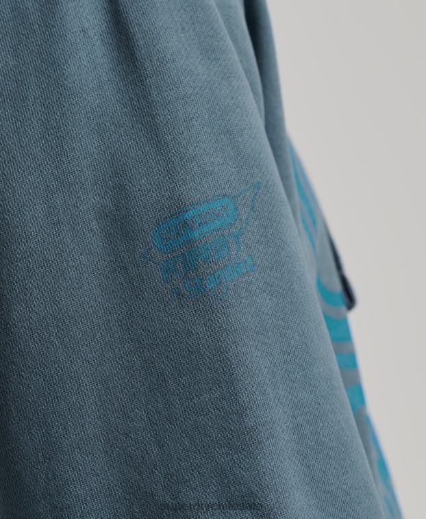 hombres Superdry Armada sudadera con capucha del club atlético 2R68Z5225
