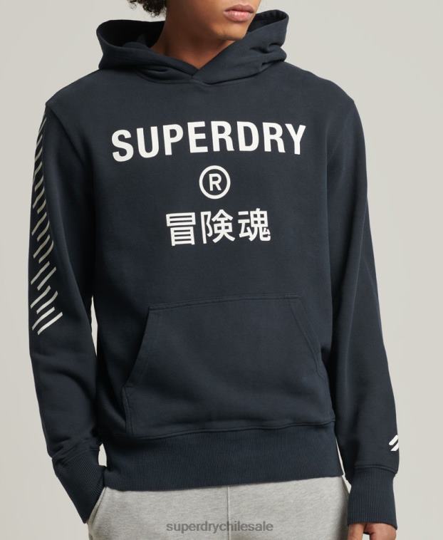 hombres Superdry Armada sudadera con capucha deportiva code core 2R68Z5213
