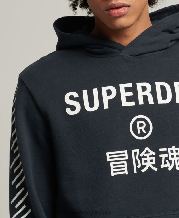 hombres Superdry Armada sudadera con capucha deportiva code core 2R68Z5213