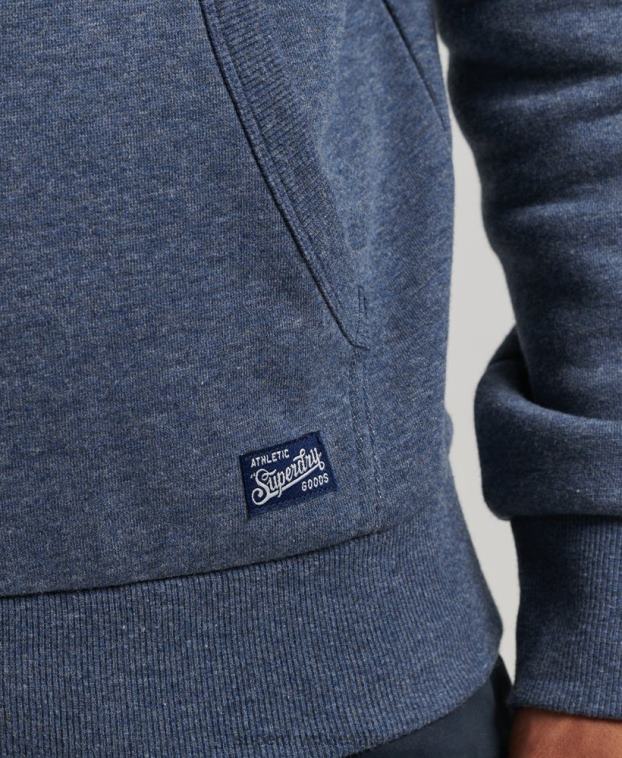 hombres Superdry Armada sudadera con capucha y logo vintage 2R68Z5023