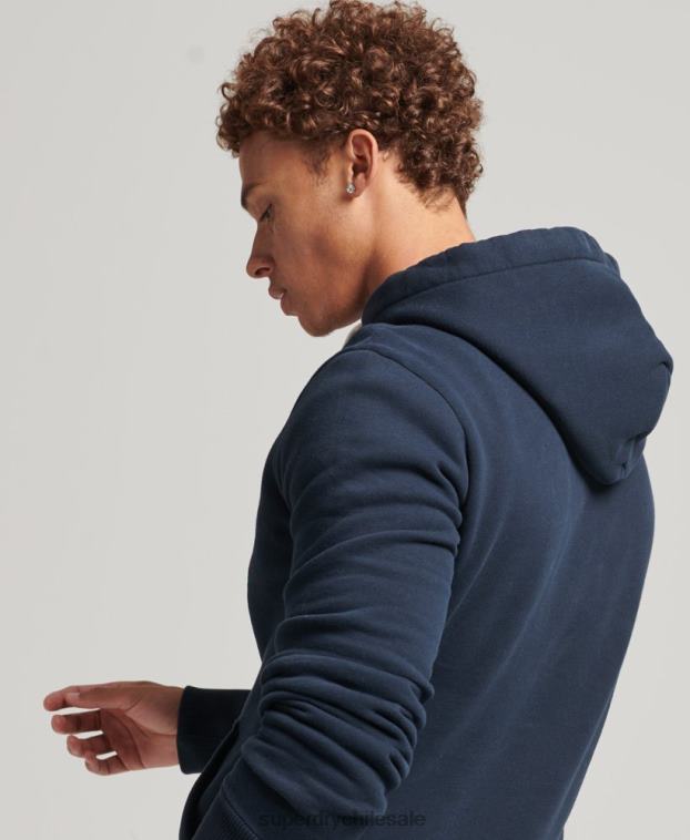 hombres Superdry Armada sudadera con capucha y logo vintage 2R68Z5035