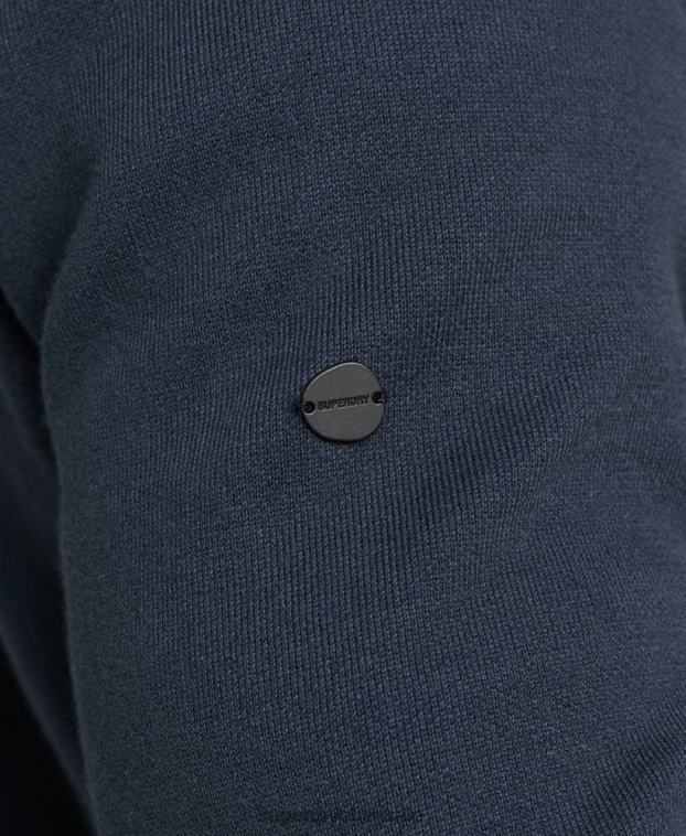 hombres Superdry Armada sudadera con cremallera Essential de algodón orgánico 2R68Z5266