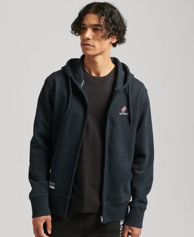 hombres Superdry Armada sudadera con cremallera code essential 2R68Z5147