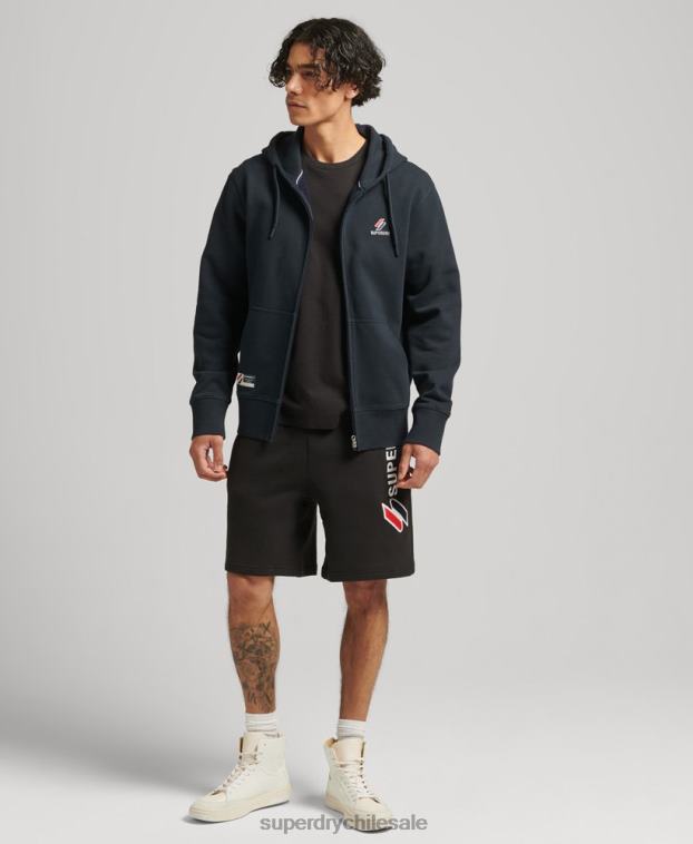 hombres Superdry Armada sudadera con cremallera code essential 2R68Z5147