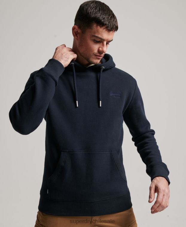 hombres Superdry Armada sudadera con logo bordado 2R68Z64