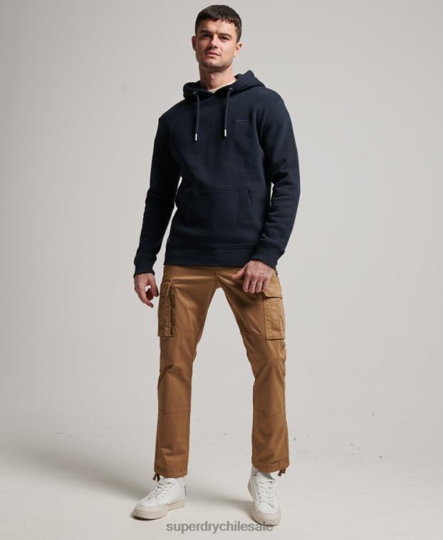 hombres Superdry Armada sudadera con logo bordado 2R68Z64