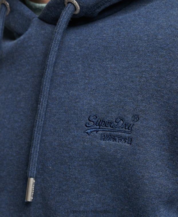 hombres Superdry Armada sudadera con logo bordado 2R68Z754