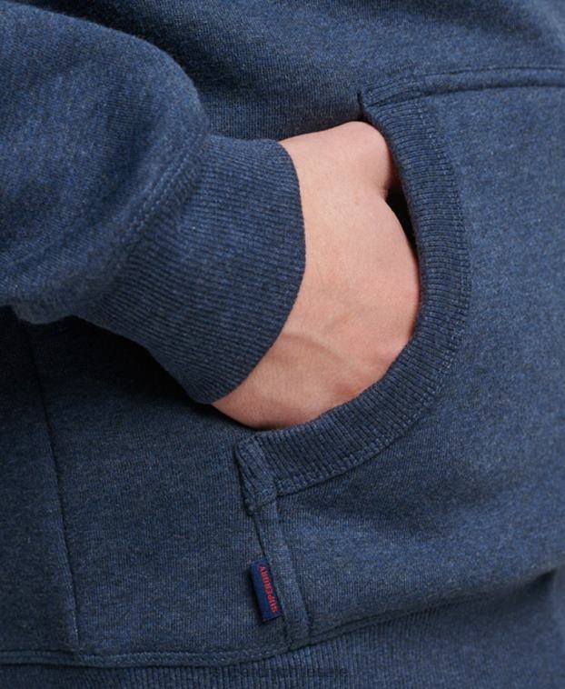 hombres Superdry Armada sudadera con logo bordado 2R68Z754