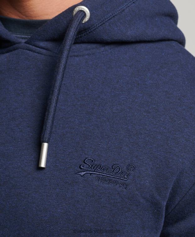 hombres Superdry Armada sudadera con logo bordado 2R68Z838