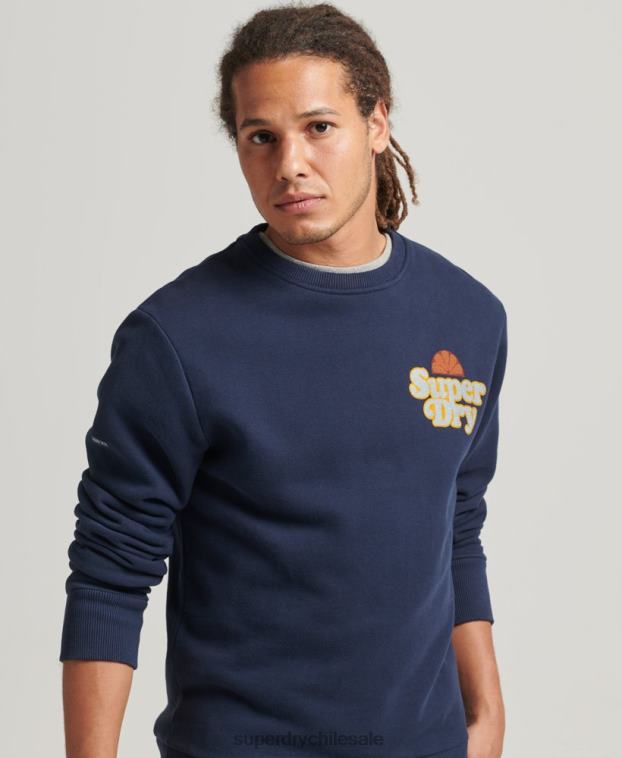 hombres Superdry Armada sudadera cooper nostalgia crew 2R68Z5006