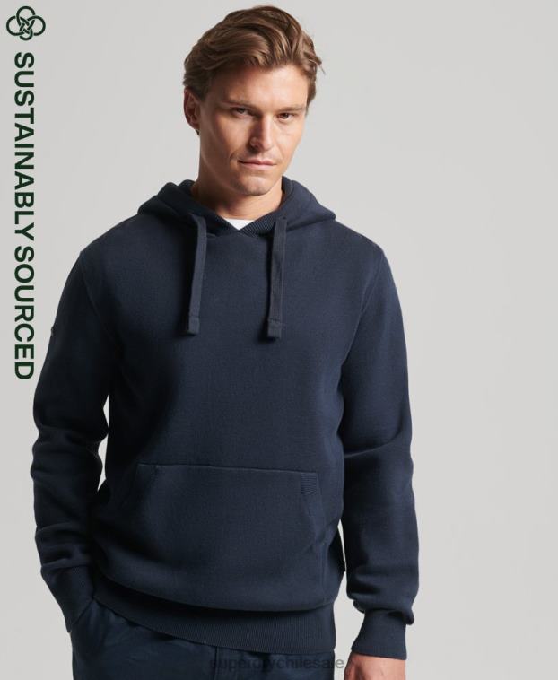 hombres Superdry Armada sudadera esencial de algodón orgánico 2R68Z5050