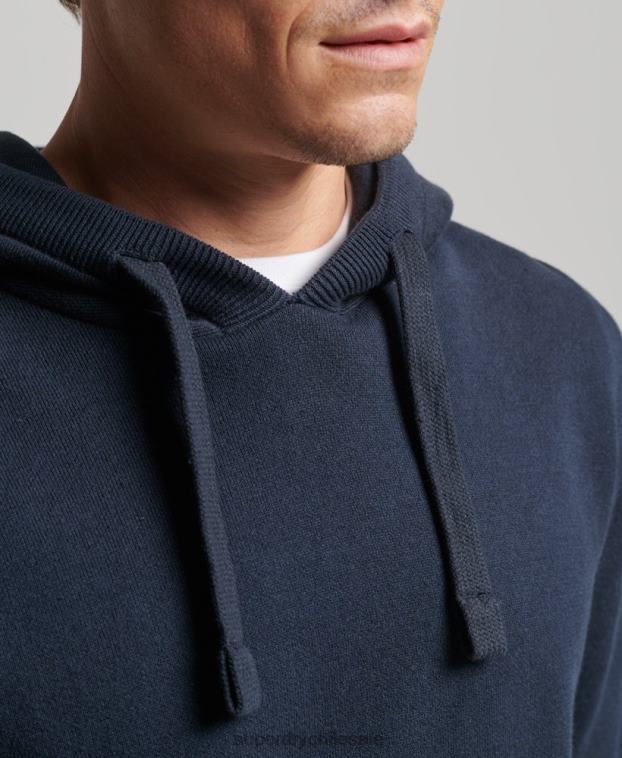 hombres Superdry Armada sudadera esencial de algodón orgánico 2R68Z5050