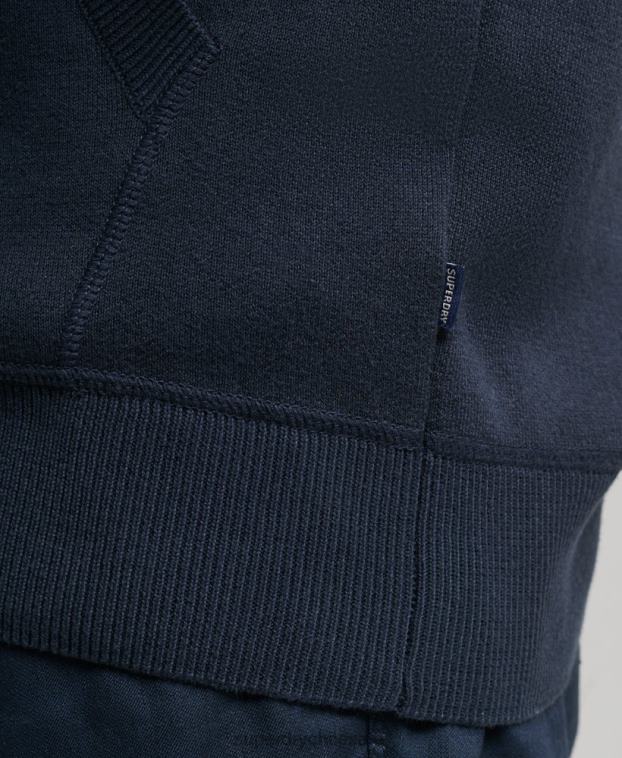 hombres Superdry Armada sudadera esencial de algodón orgánico 2R68Z5050