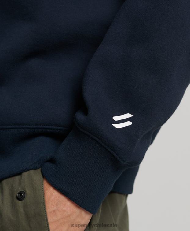 hombres Superdry Armada sudadera sportswear con media cremallera 2R68Z621