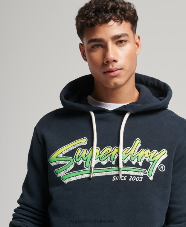 hombres Superdry Armada sudadera vintage de modeladores y creadores 2R68Z813