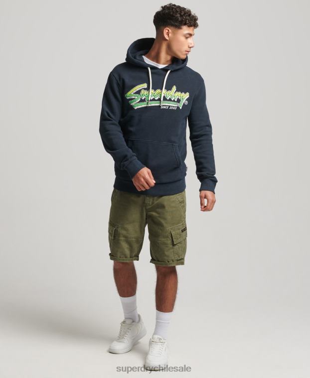 hombres Superdry Armada sudadera vintage de modeladores y creadores 2R68Z813