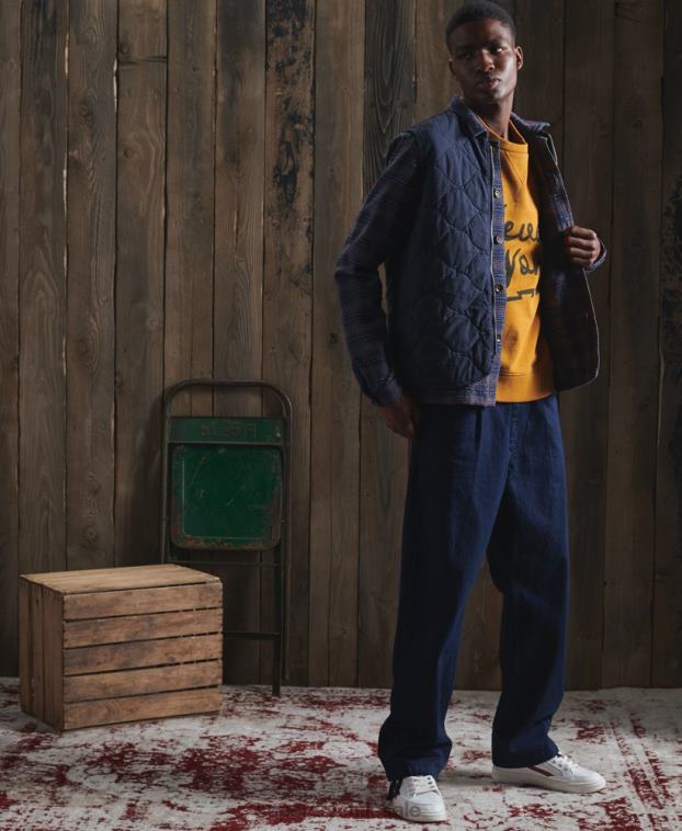 hombres Superdry amarillo sudadera con gráfico seco de edición limitada 2R68Z5235