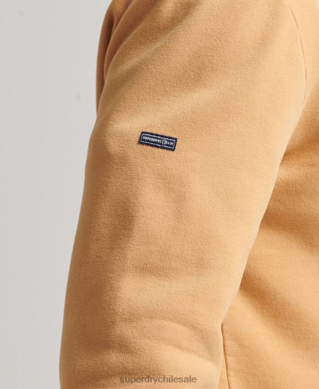 hombres Superdry amarillo sudadera cooper nostalgia crew 2R68Z4994
