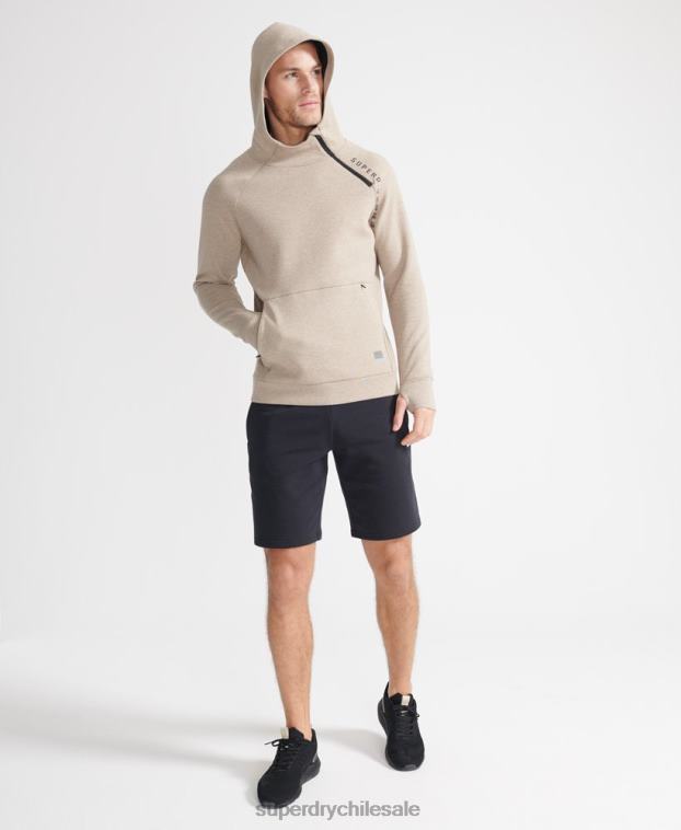 hombres Superdry gris sudadera gymtech de entrenamiento 2R68Z897