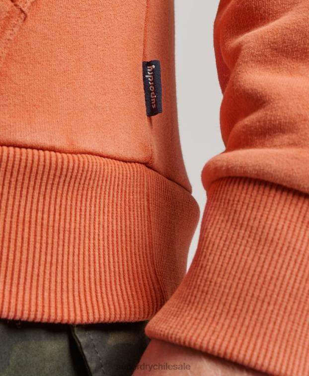 hombres Superdry naranja sudadera vintage de modeladores y creadores 2R68Z610