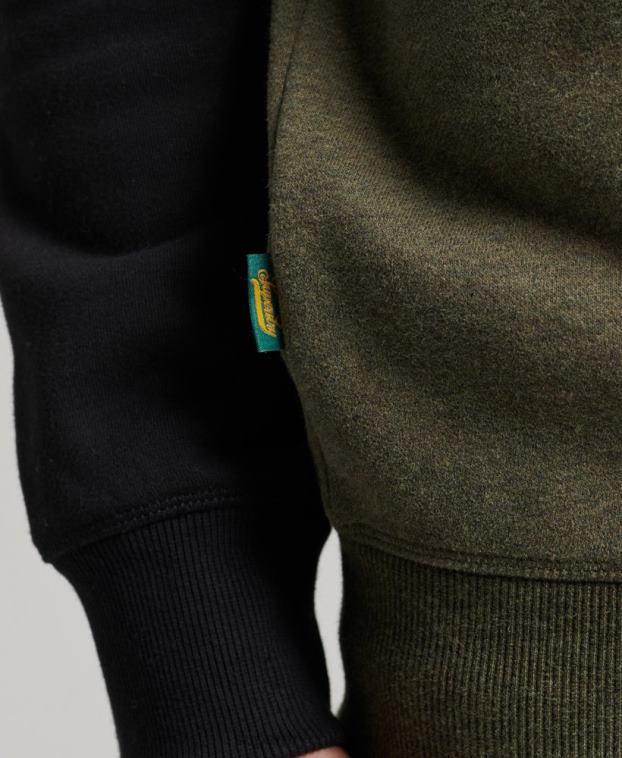 hombres Superdry verde sudadera con cuello redondo 2R68Z506