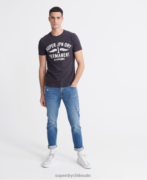 hombres Superdry azul claro 03 jeans ajustados tyler 2R68Z1235