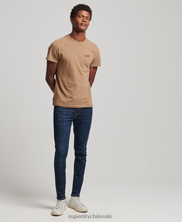 hombres Superdry azul vaqueros pitillo de época 2R68Z1216